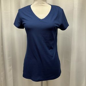 No boundaries navy blue V-neck pull on size L